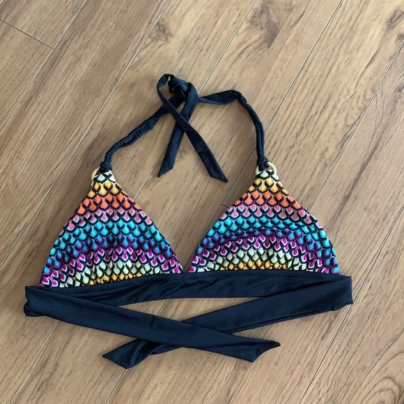 Swim systems rainbow knit bikini top - Picture 2 of 16